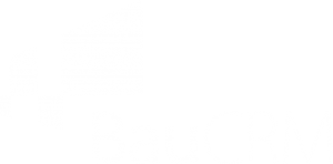BauCRM Logo weiß